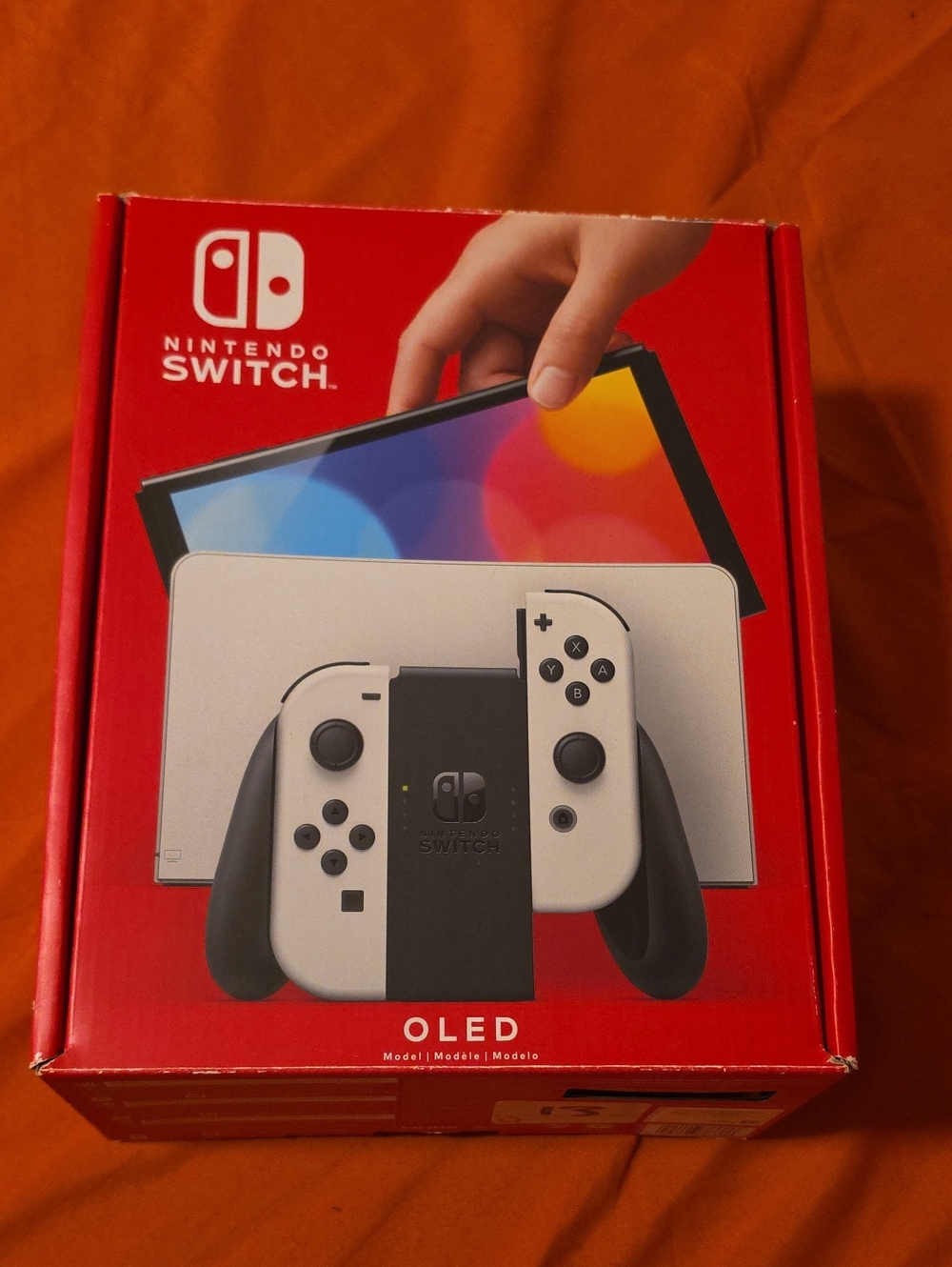 Nintendo White OLED Switch Console with White Joy‑Con Controllers